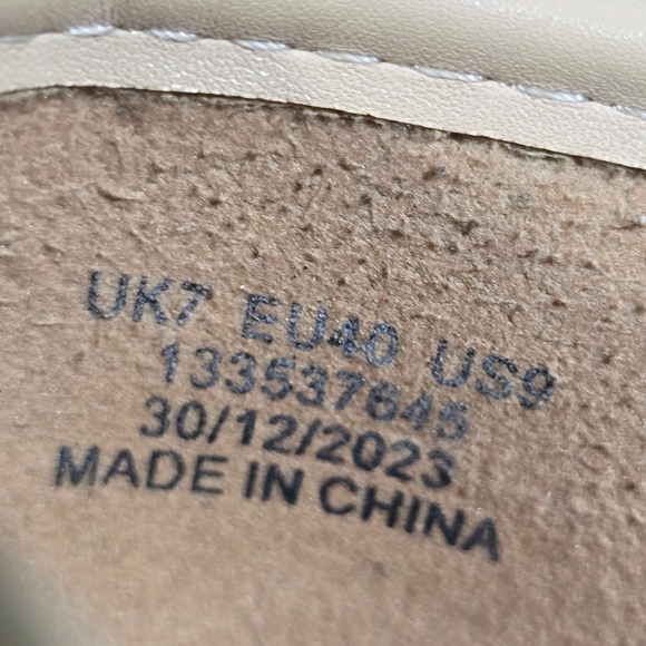 ASOS Design Raffia Woven‎ Loafers Penny Slip On Flats Natural Neutral US 9 - Picture 5 of 15